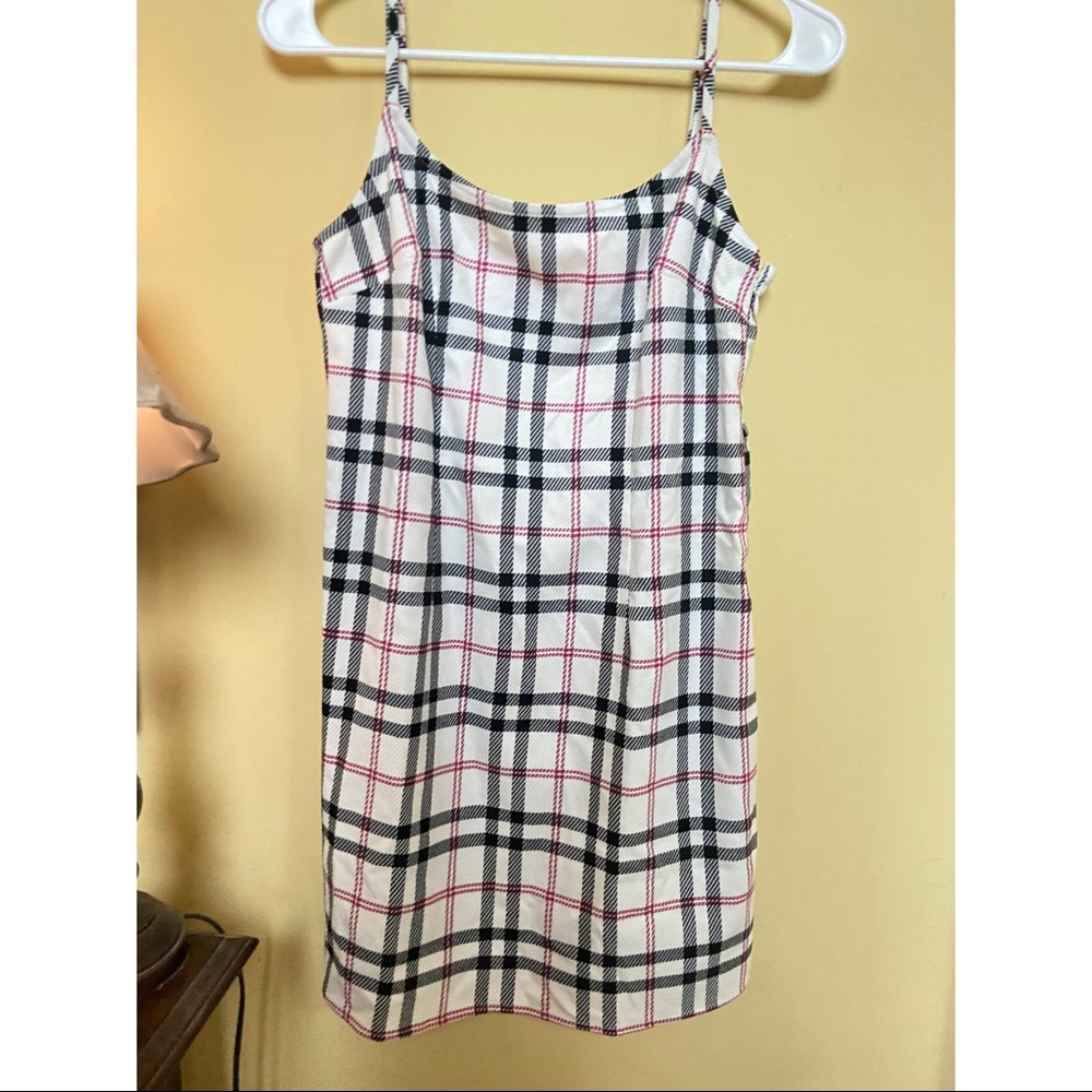 Forever21 Plaid Shift Dress Size: S